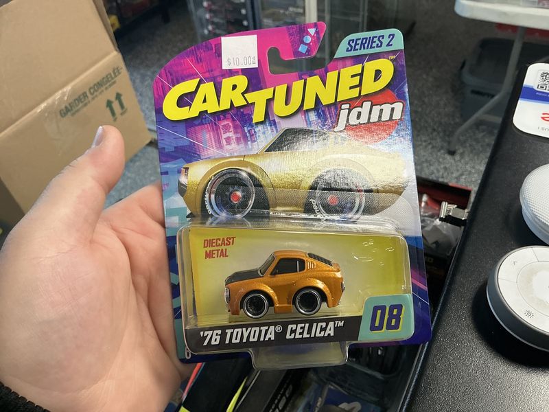 76 Toyota celica orange