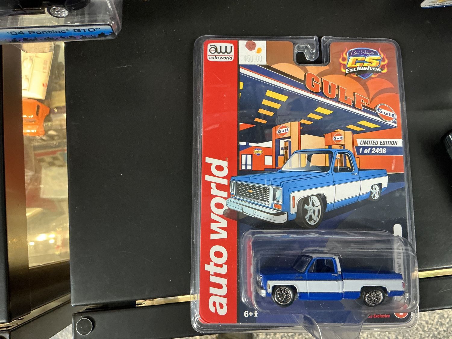 CS exclusive Gulf 1973 Chevy C 10 pick up blue