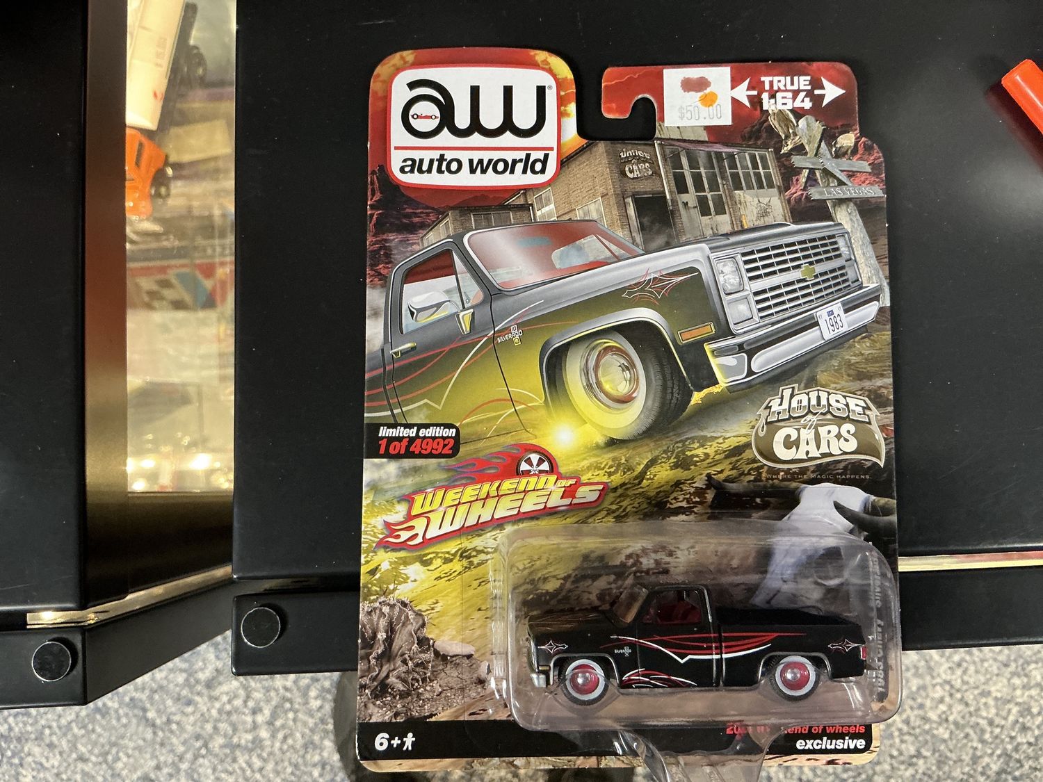 1983 Chevy Silverado house of cars black