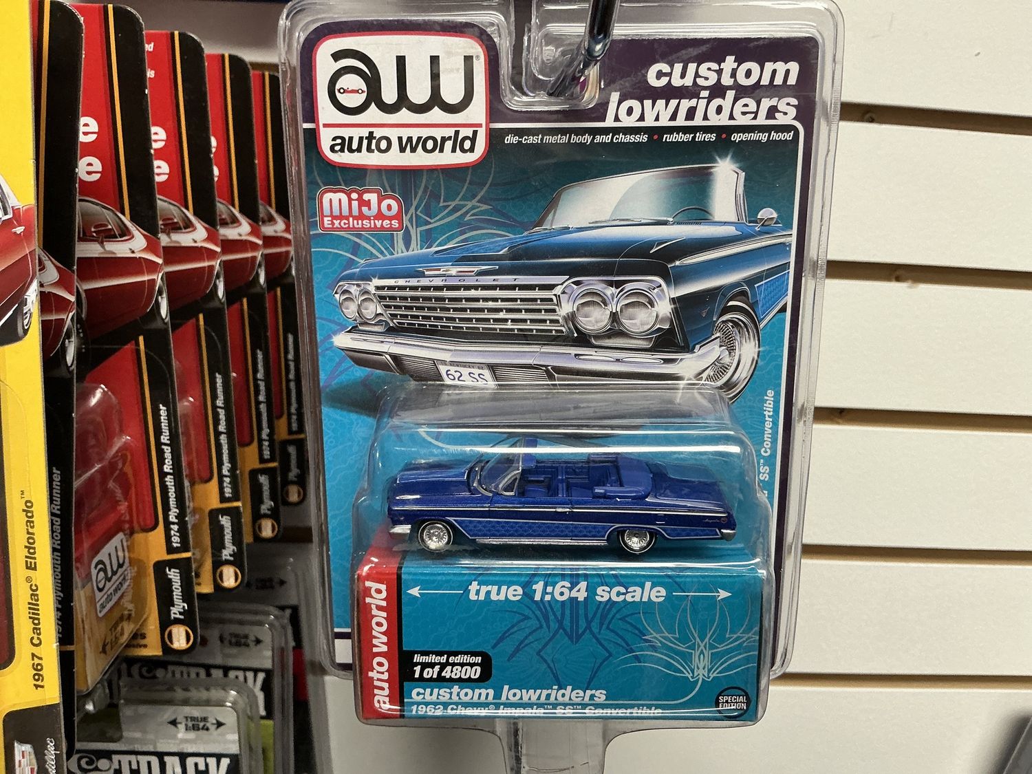 1962 Chevy Impala, SS convertible blue Lowrider