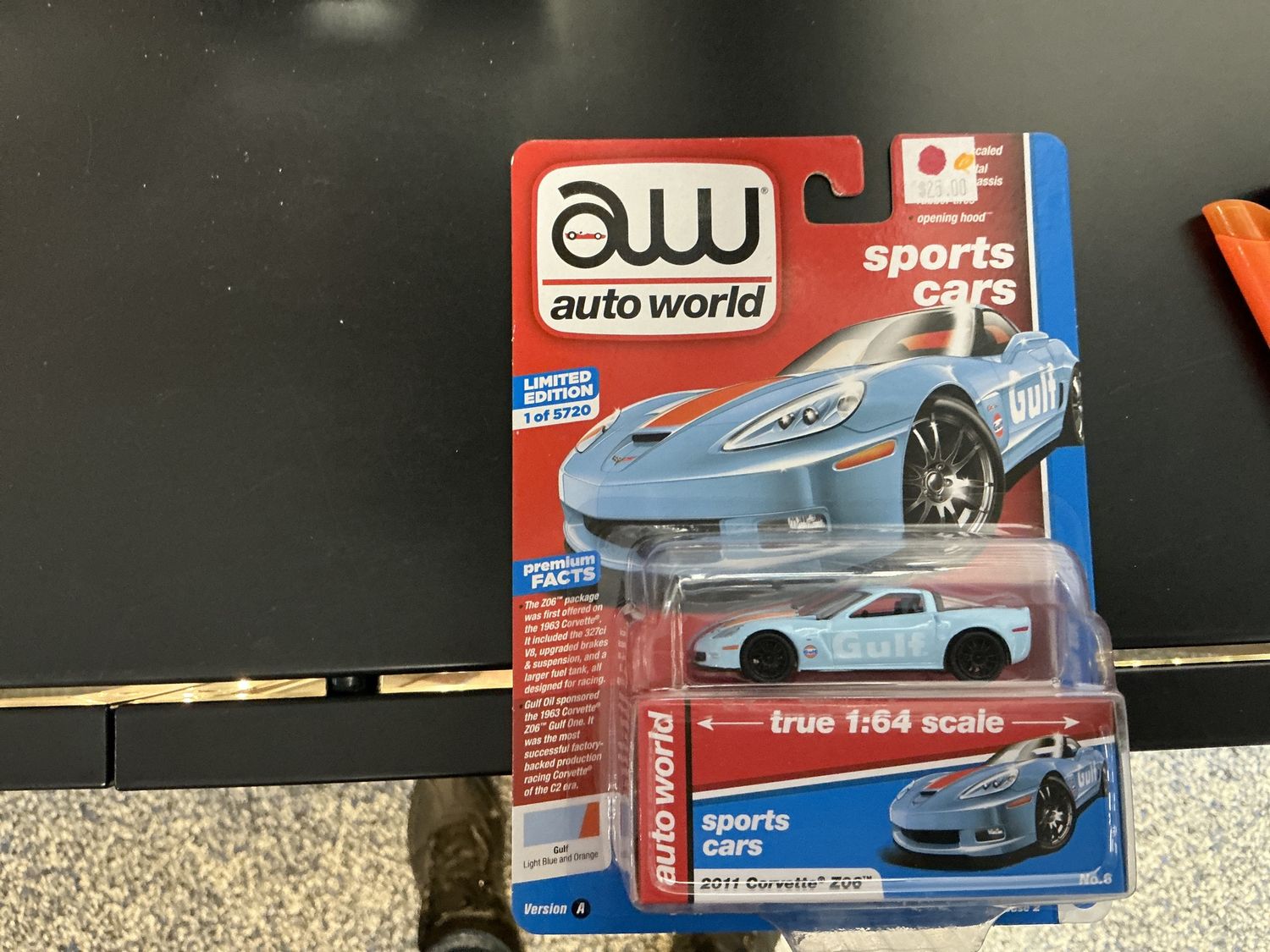 2011 Corvette Z06 blue Gulf