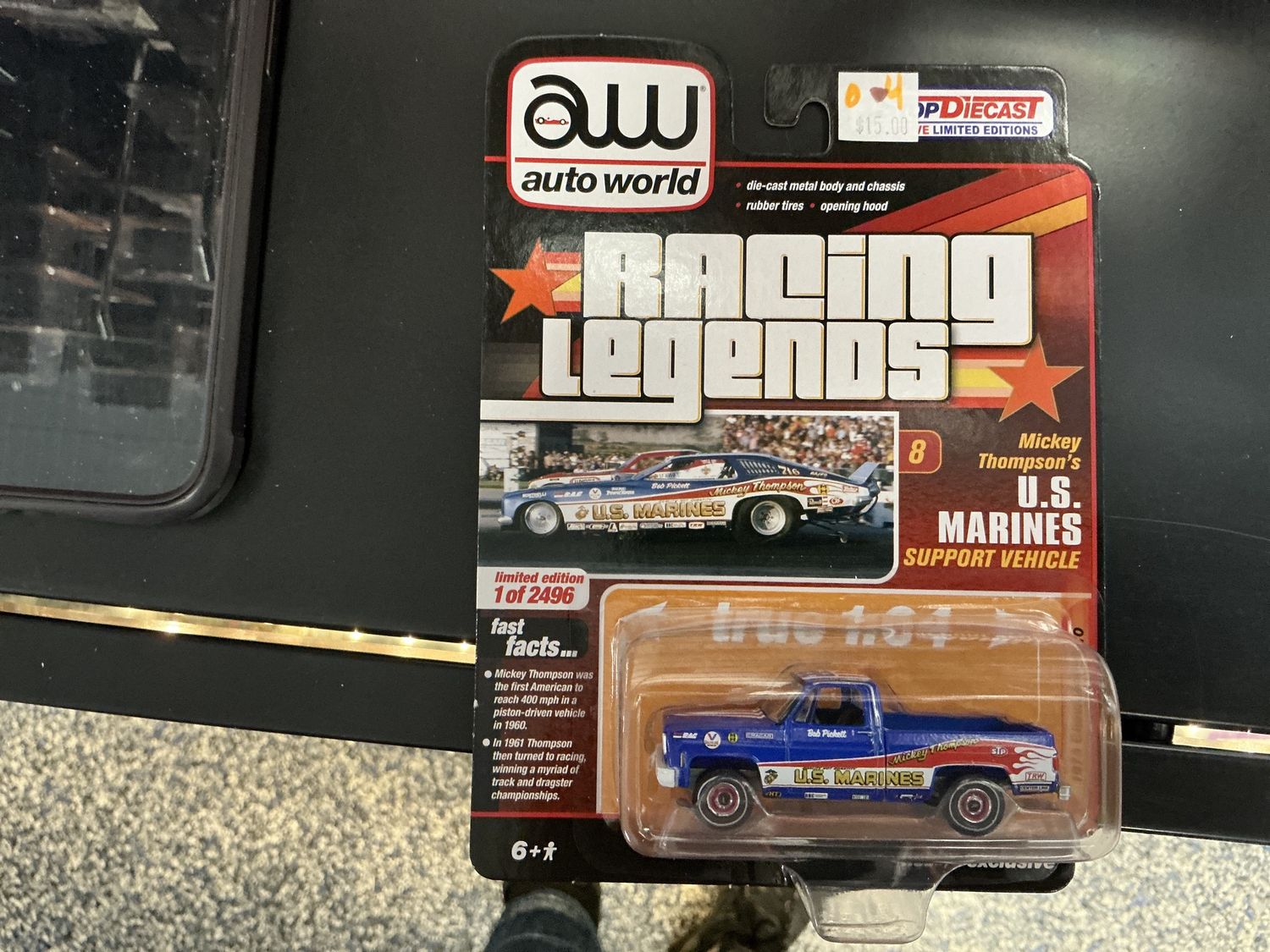 1973 Chevy C 10 US Marines, racing legends