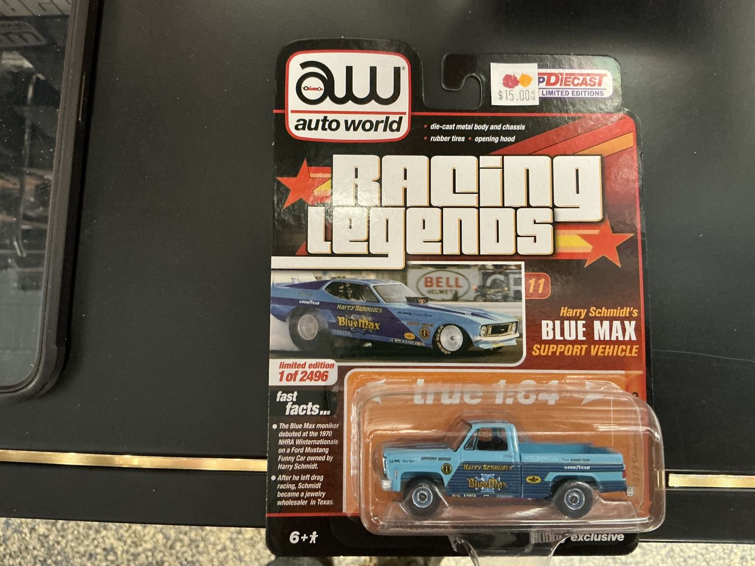 1973 Chevy C 10 blue Max racing legends