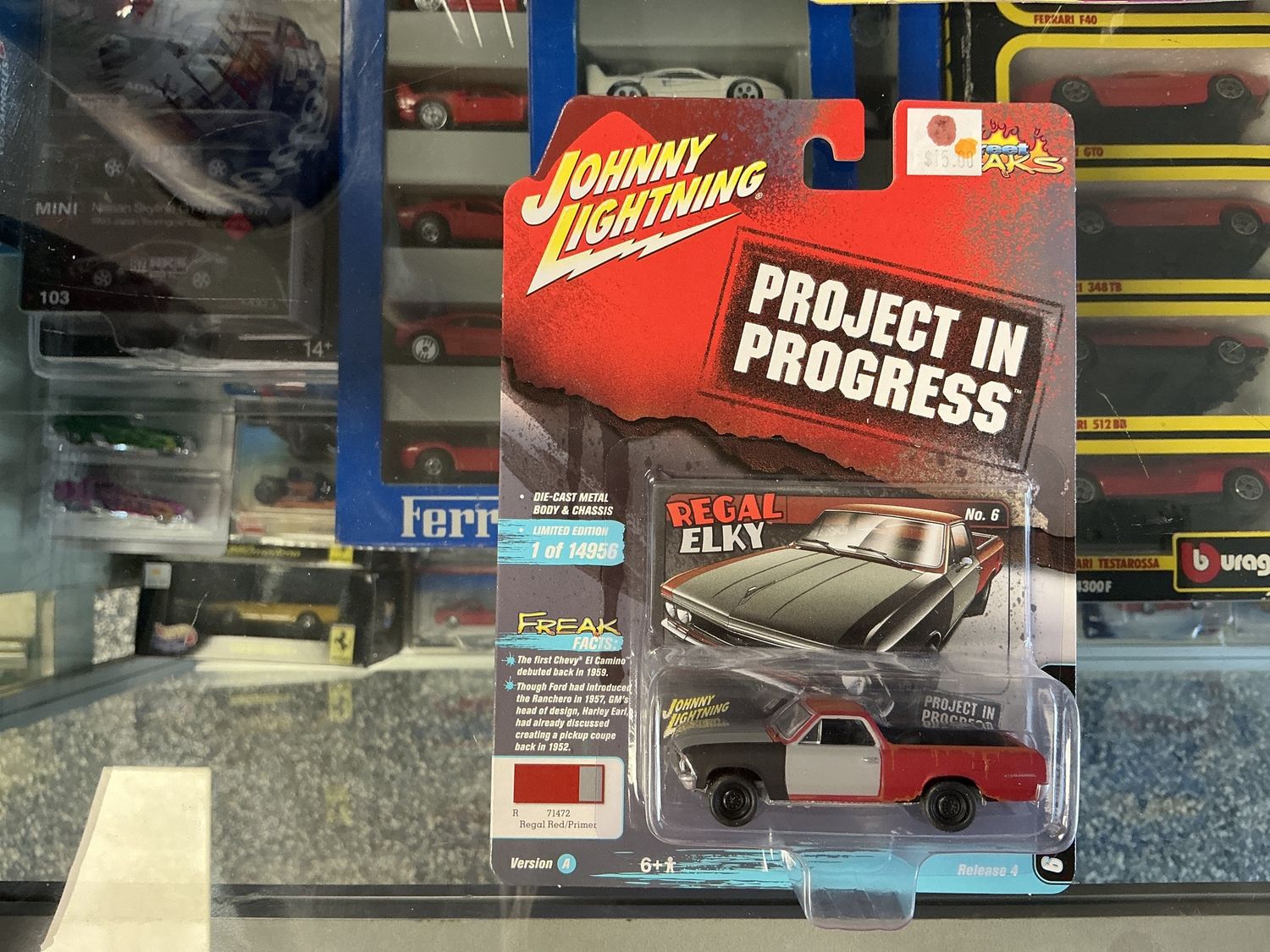 1966 Chevy El Camino red project in process