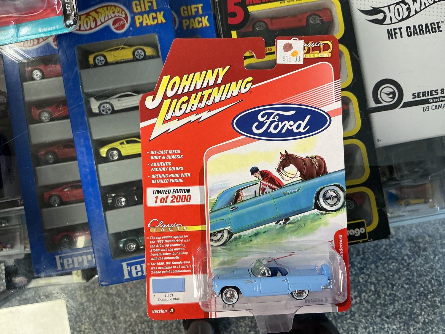 1956 Ford Thunderbird blue