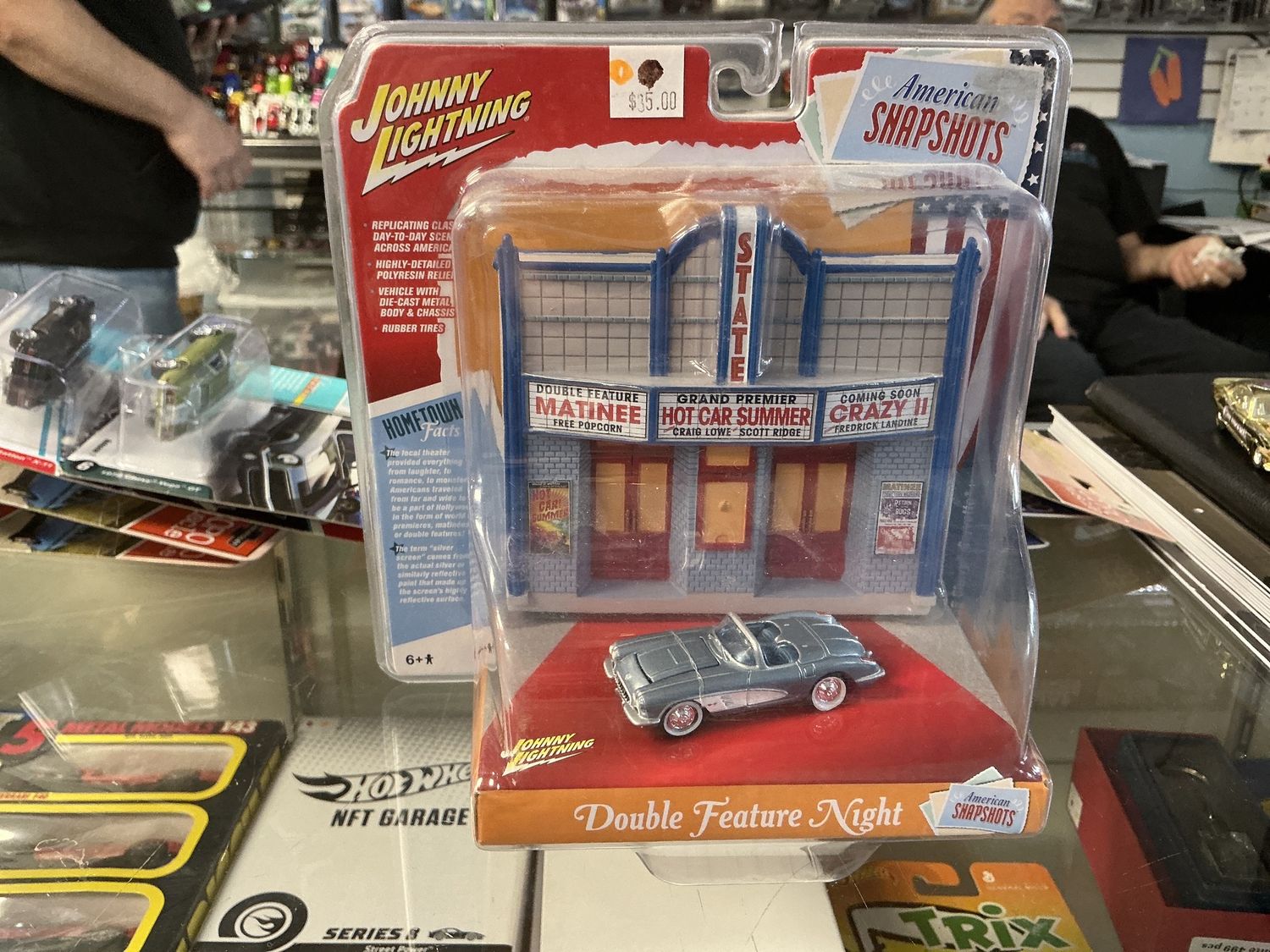 1950 Chevy Corvette, American snapshot diorama