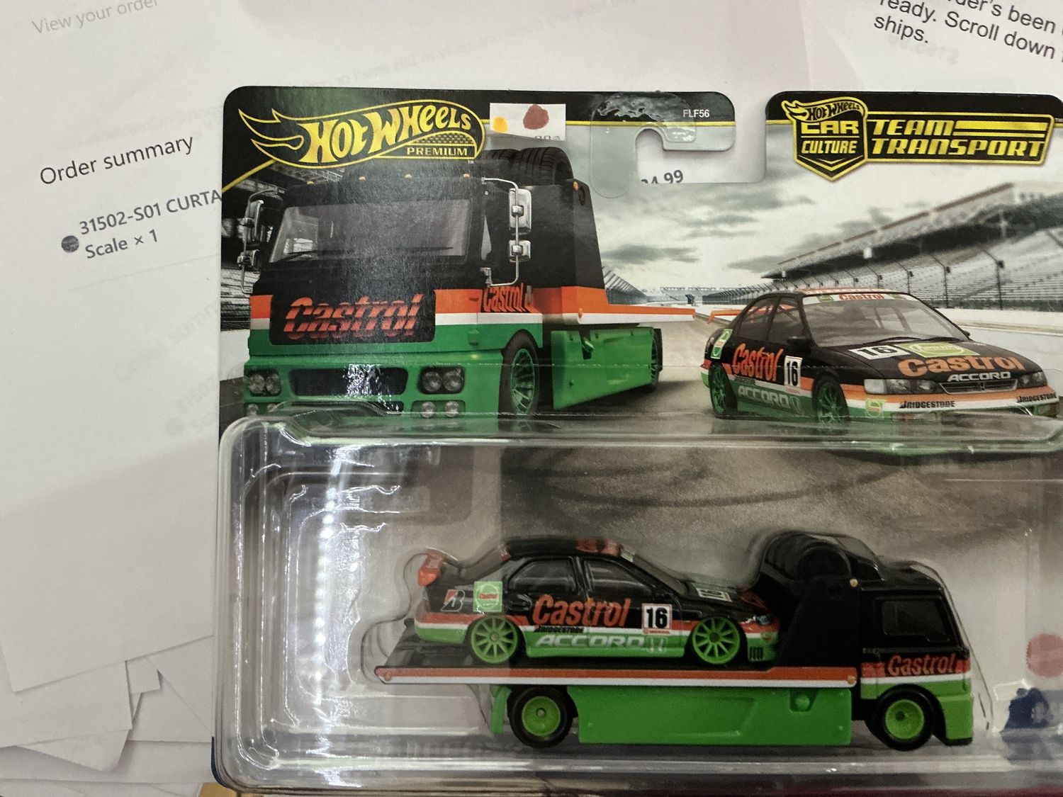 1996 Honda Accord with Fleet St., Castro team transport number 65