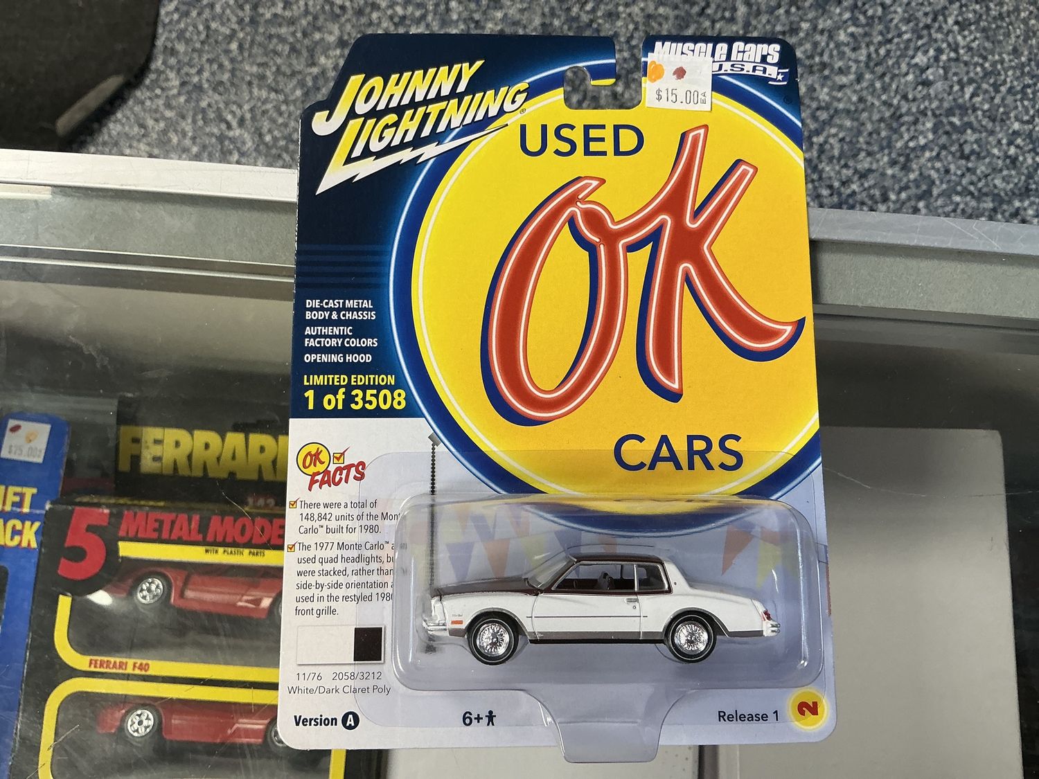 1980 Chevy Monte Carlo white dark claret