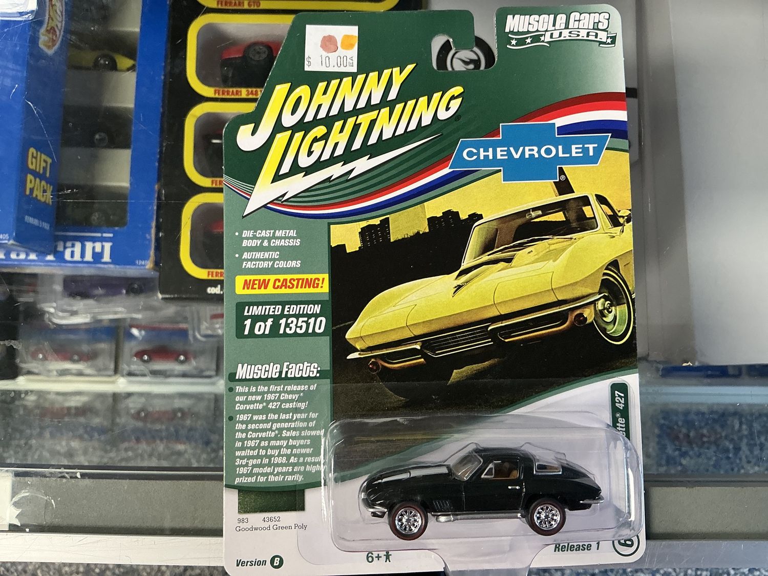 1967 Chevy Corvette 427 Goodwood Green