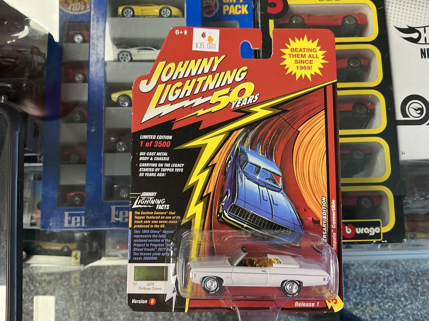 1969 Chevy Impala convertible chase