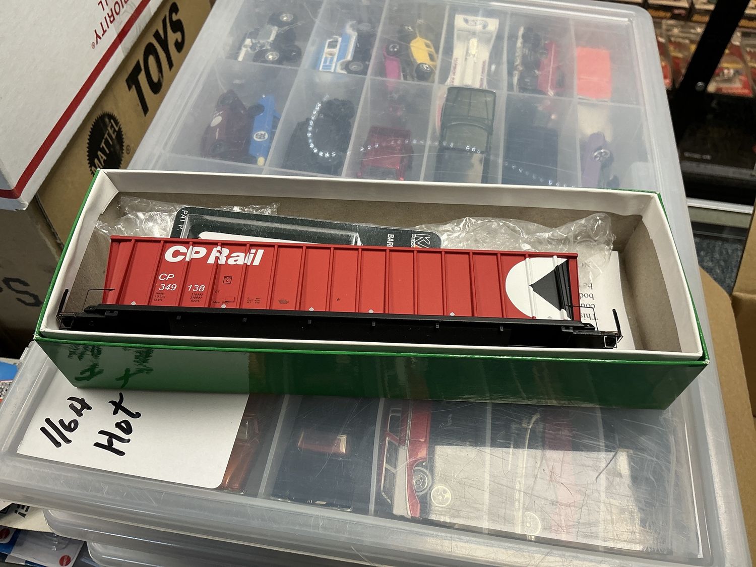 Pacific rail shop CP rotary dump red