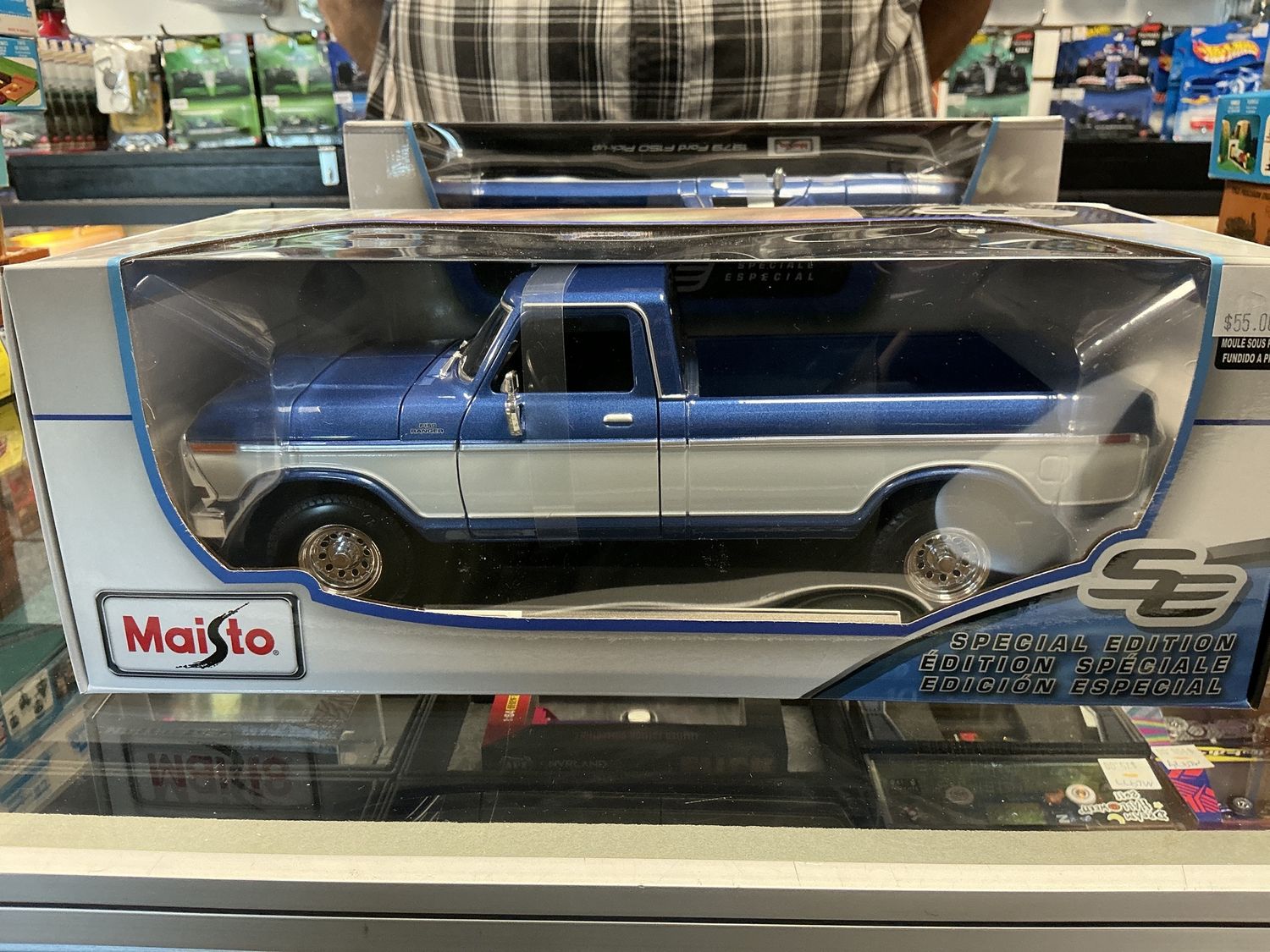 1979 ford f150 pickup blue/white