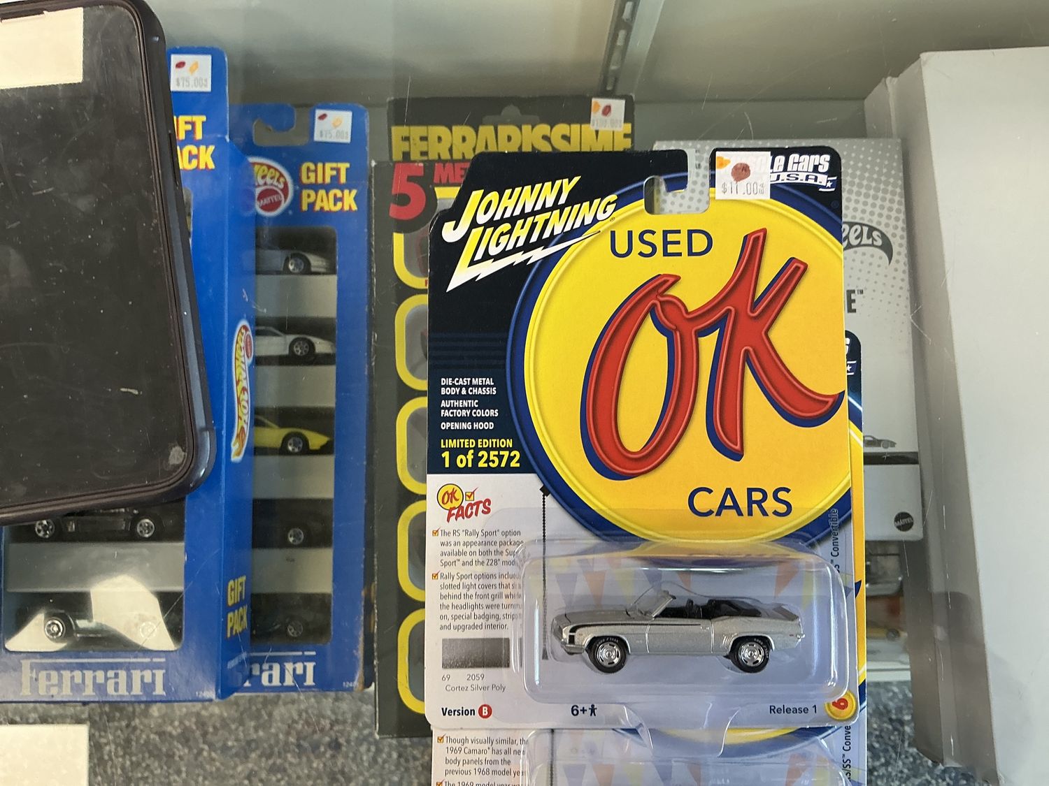 1969 Chevy Camaro RS/ss convertible, silver