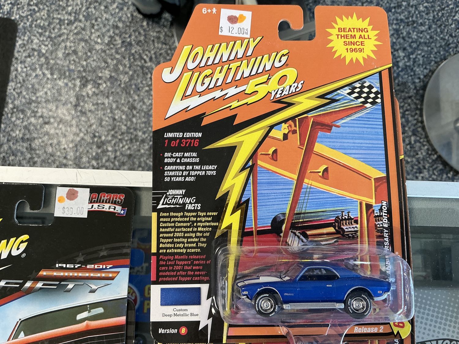 Custom Camaro deep blue