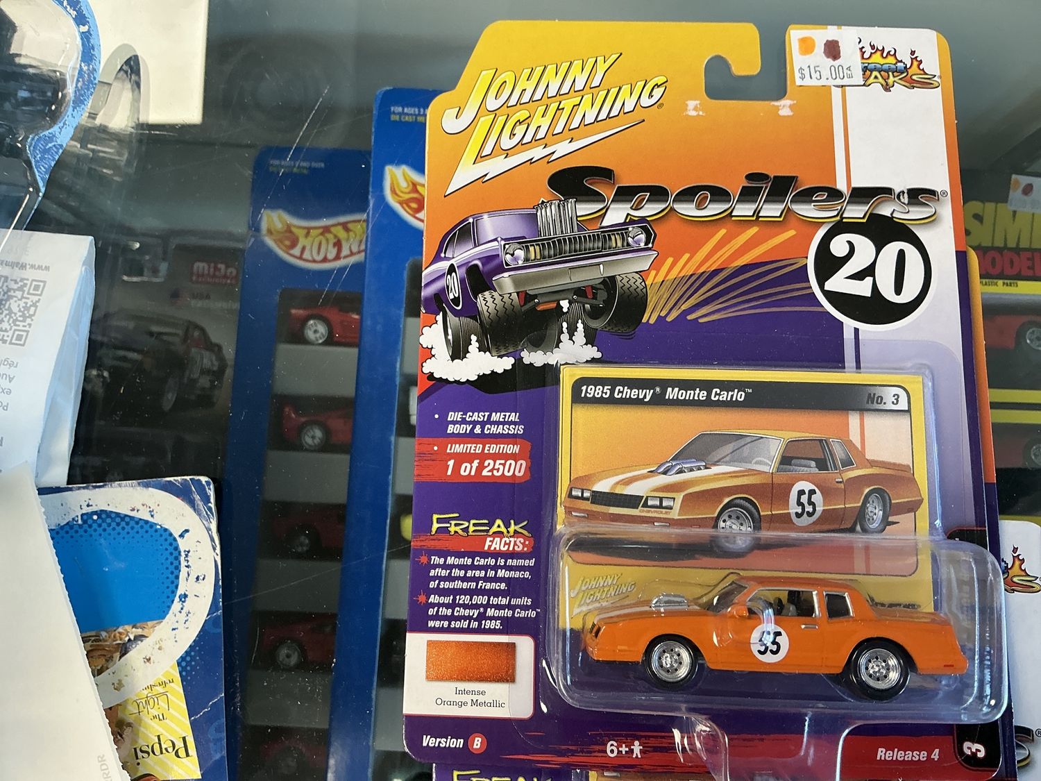 1985 Chevy Monte Carlo orange metallic