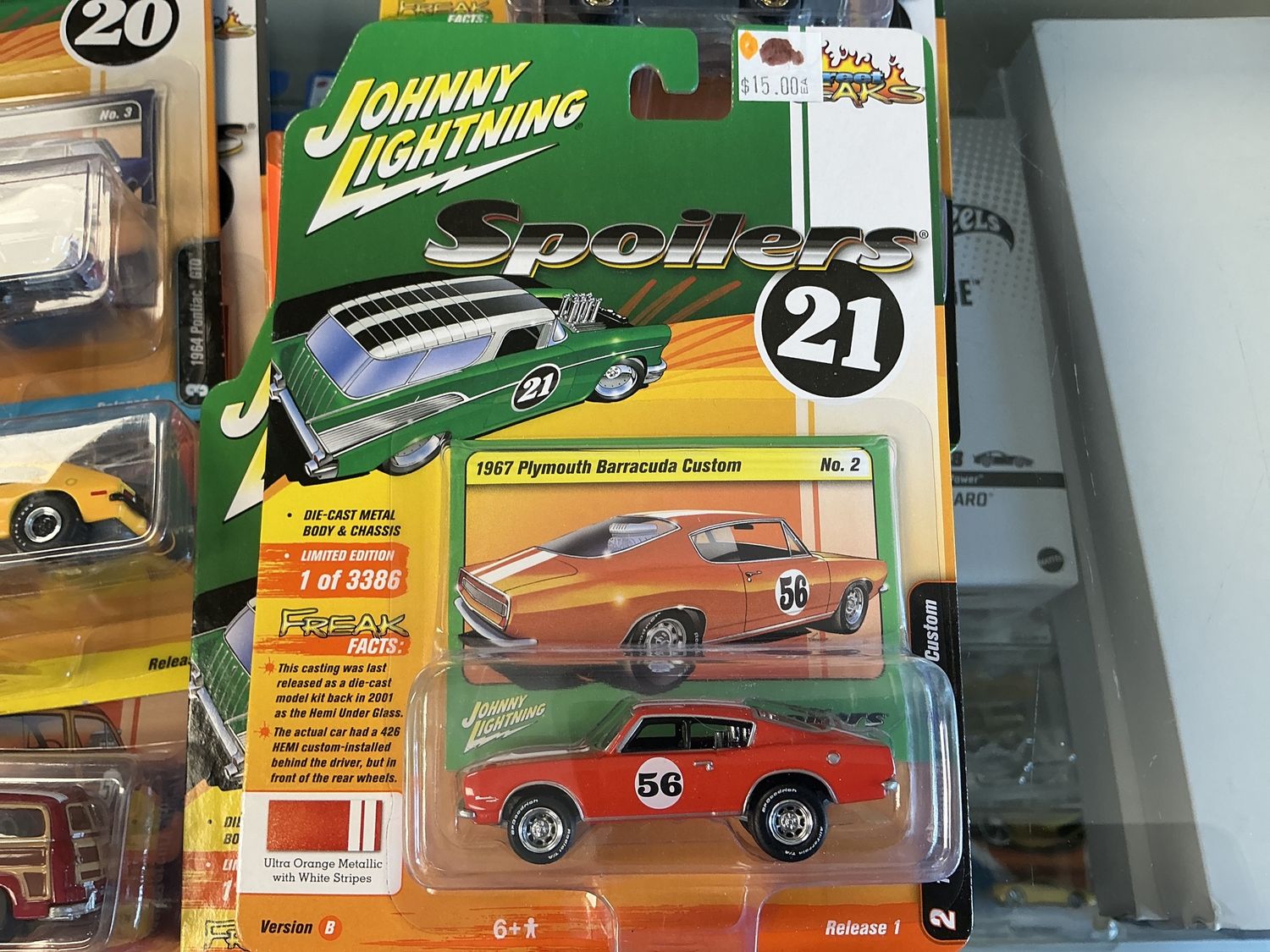 1967 Plymouth barracuda, custom ultra orange metallic