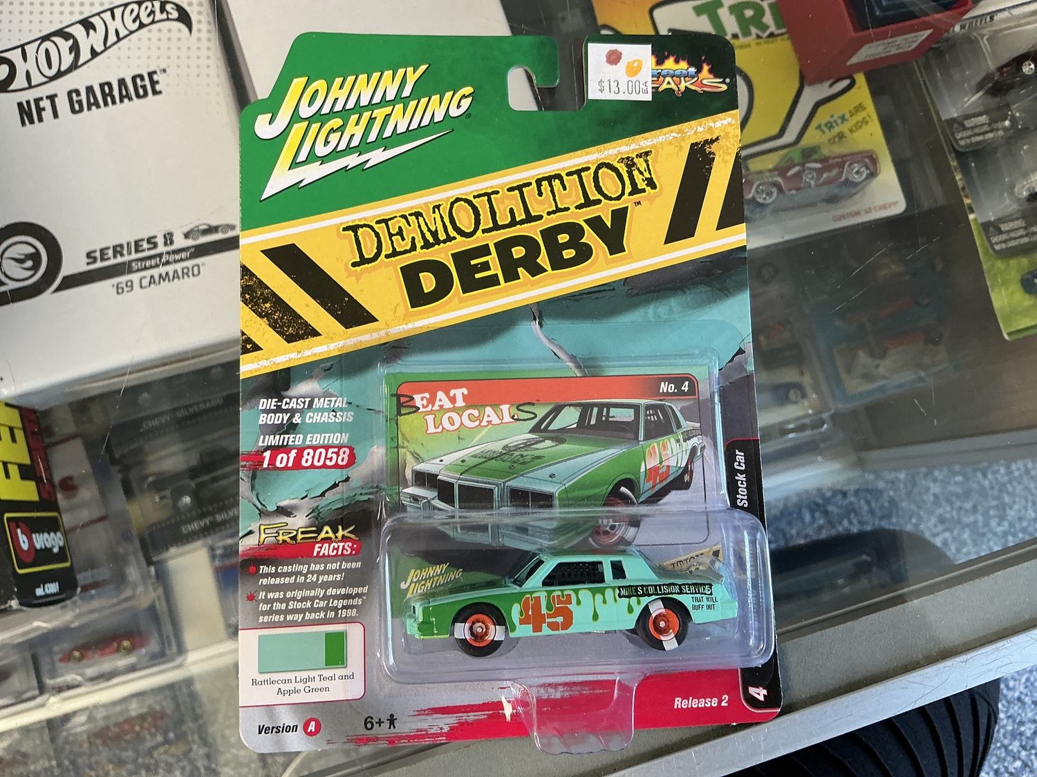 1982 Pontiac, Grand Prix stock car rattle light teal