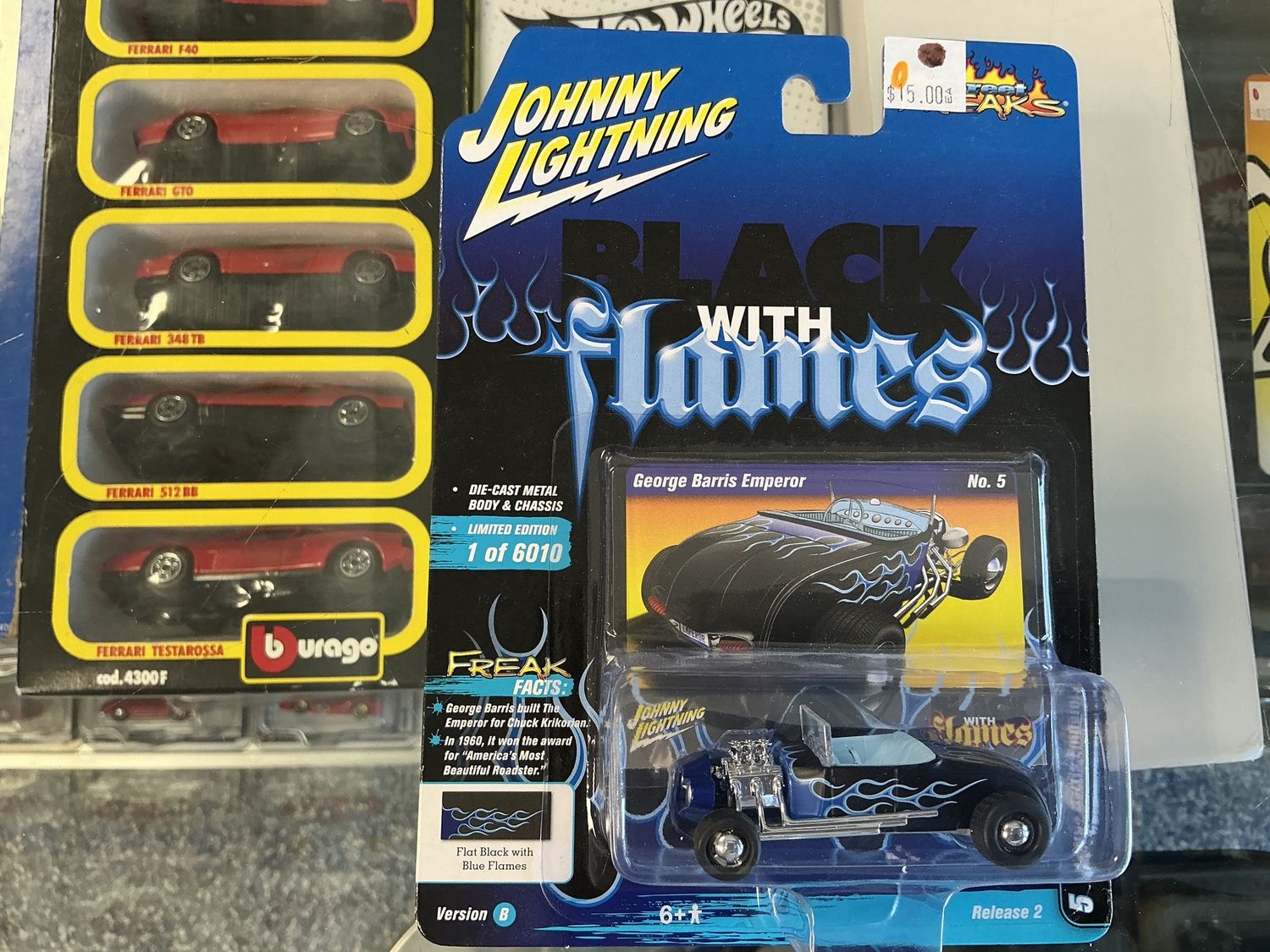 George Barris emperor black with blue flames