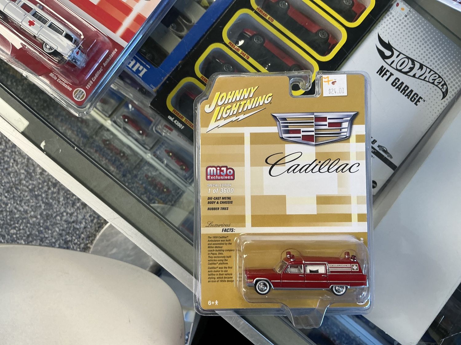 1966 Cadillac ambulance red