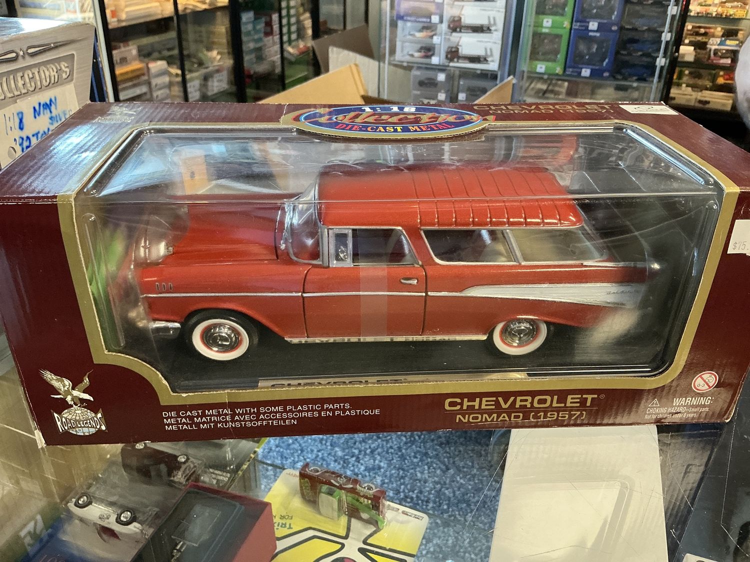 1957 Chevy nomad orange