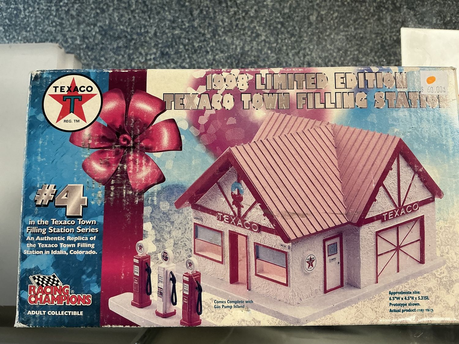 1989 Limited edition, Texico town filling station ceramic