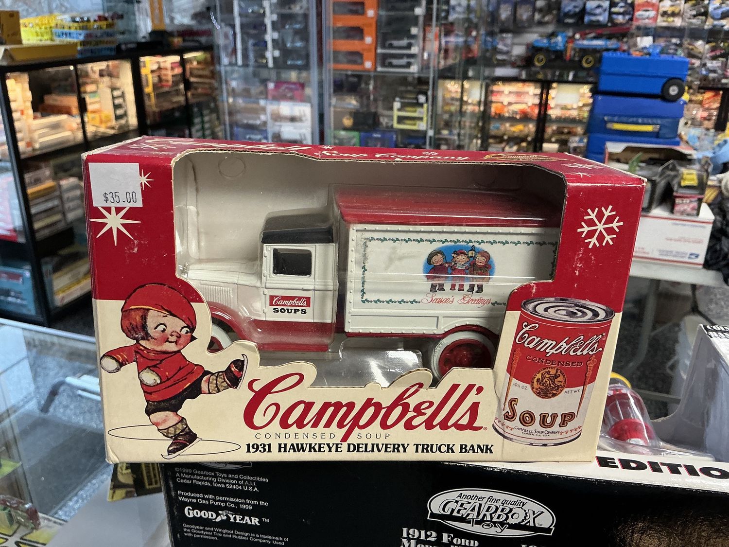 1931 Hawkeye delivery truck bank Campbell’s