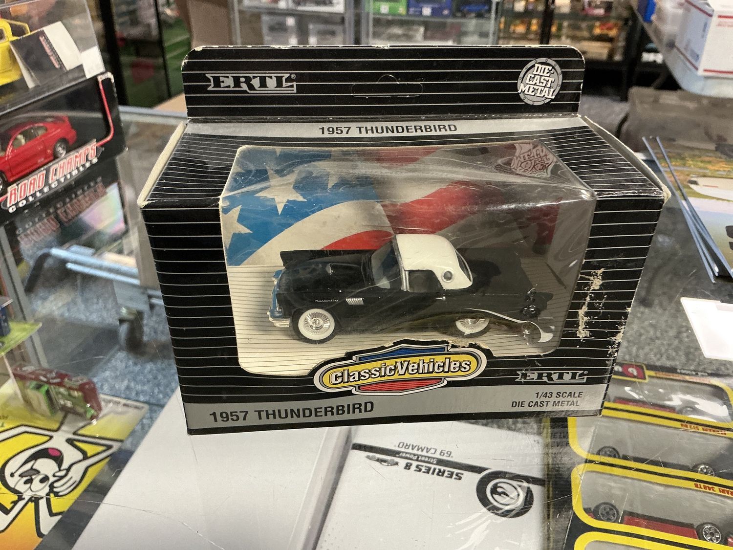 1957 Thunderbird black 1/43 scale