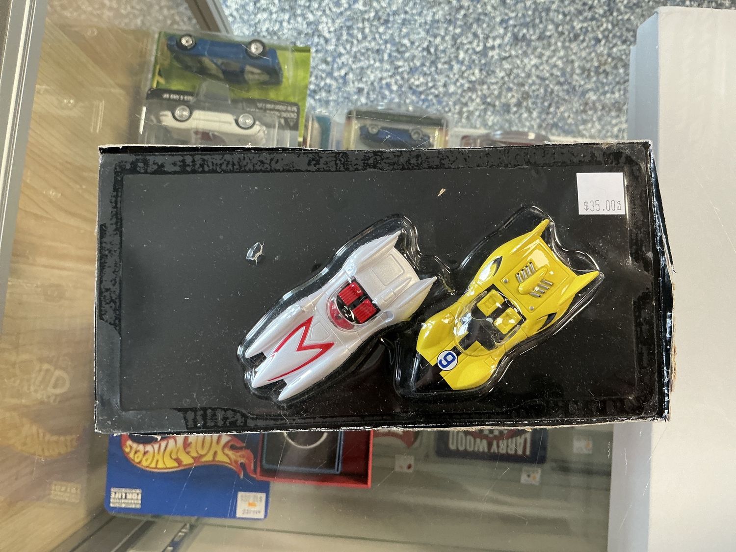 Speed racer slot car set