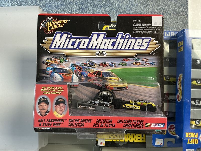 Micro machines dale Earnhardt  &amp; Steve park set