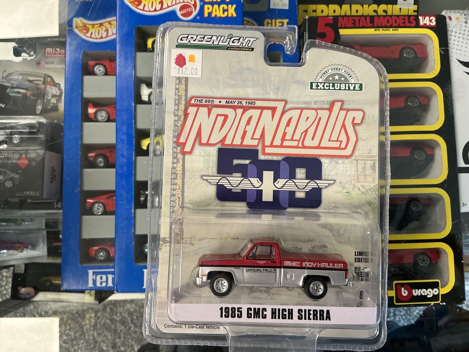 1985 GMC High Sierra red and silver Indy hauler