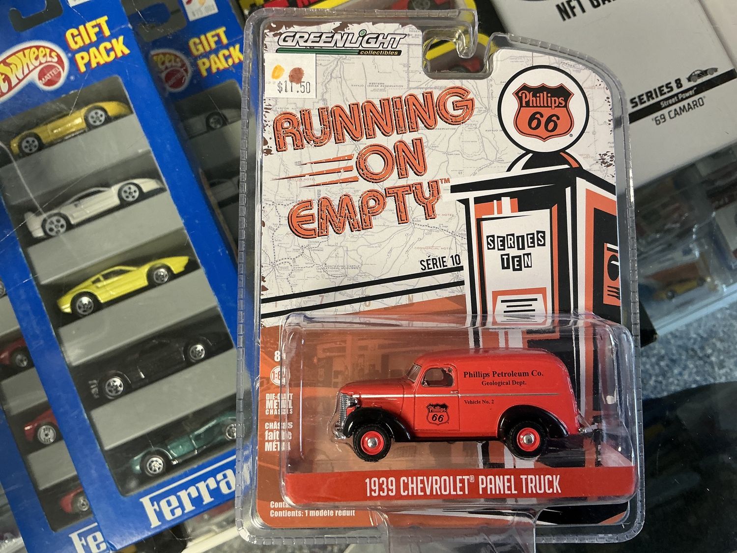 1939 Chevy panel truck Phillips Petroleum red