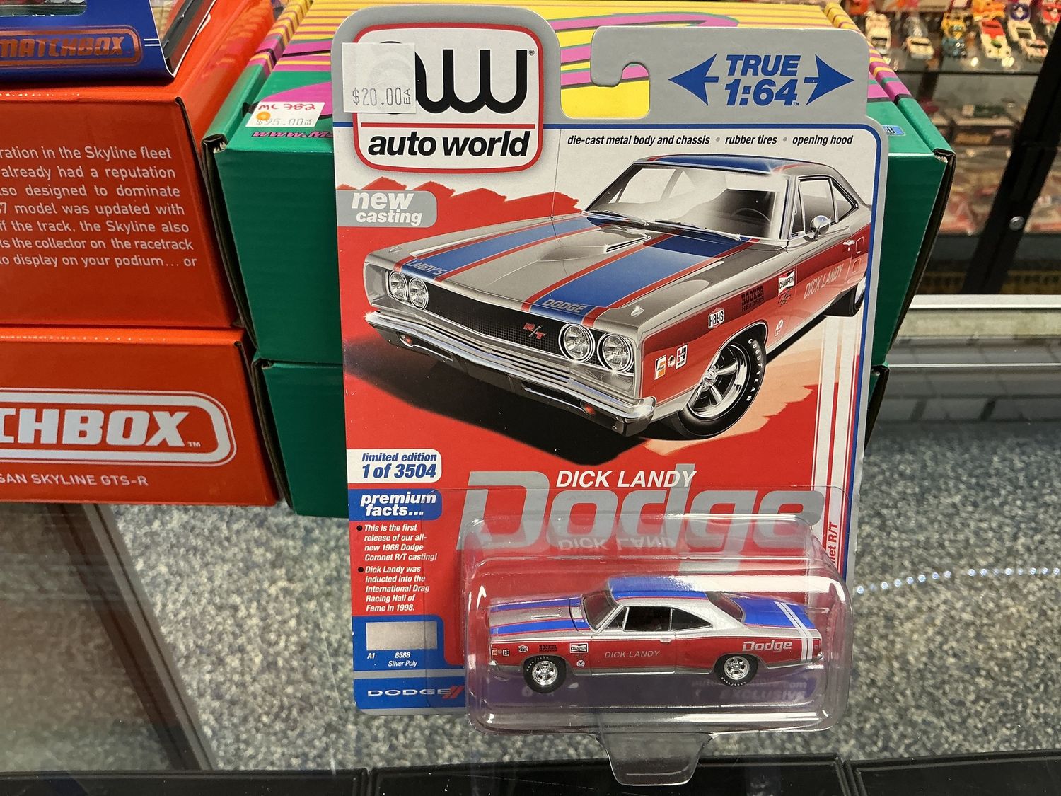 1968 Dodge Cornett, RT, Dick Landry silver poly