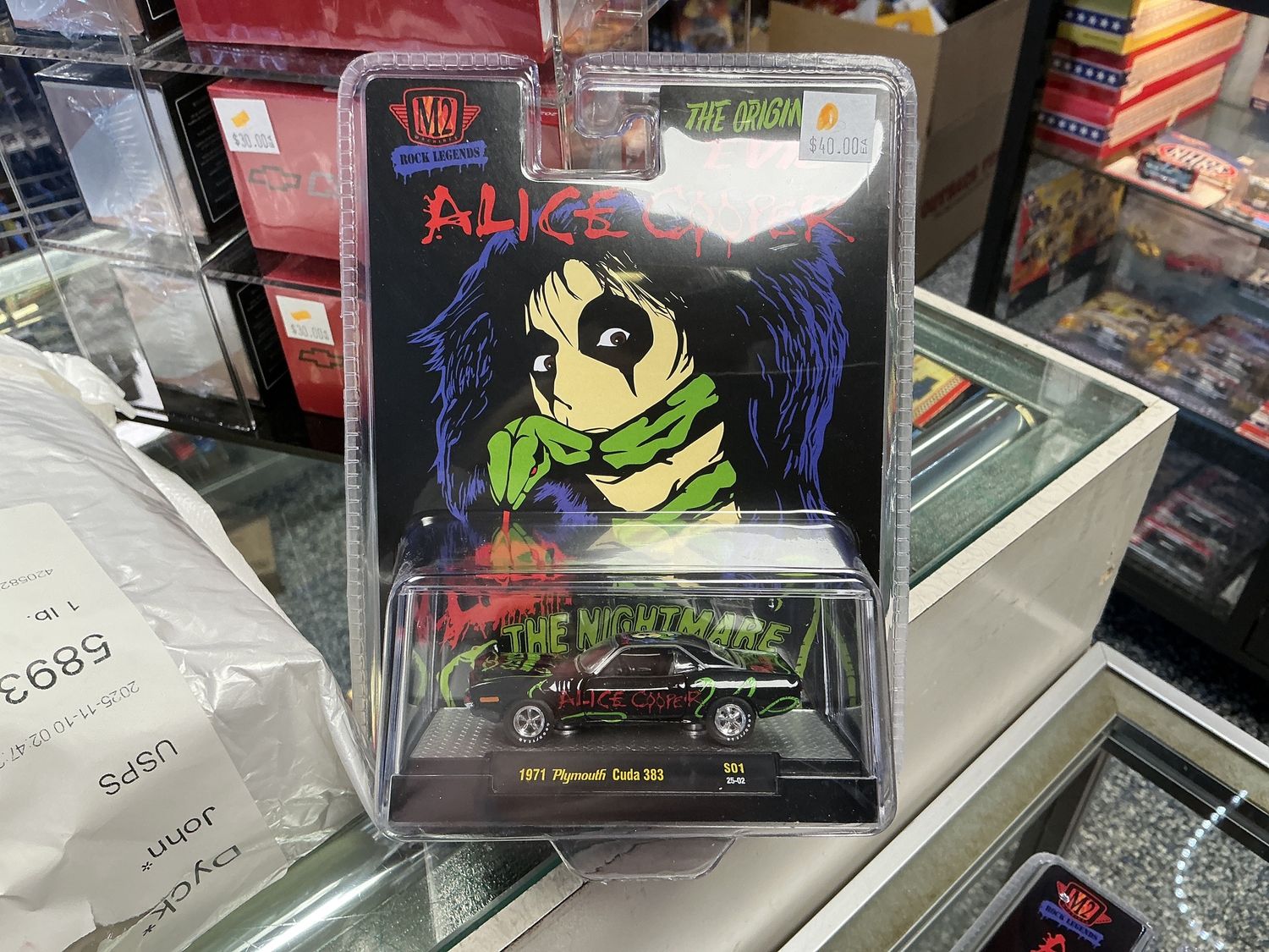 Alice Cooper 1971 Plymouth Cuda 383