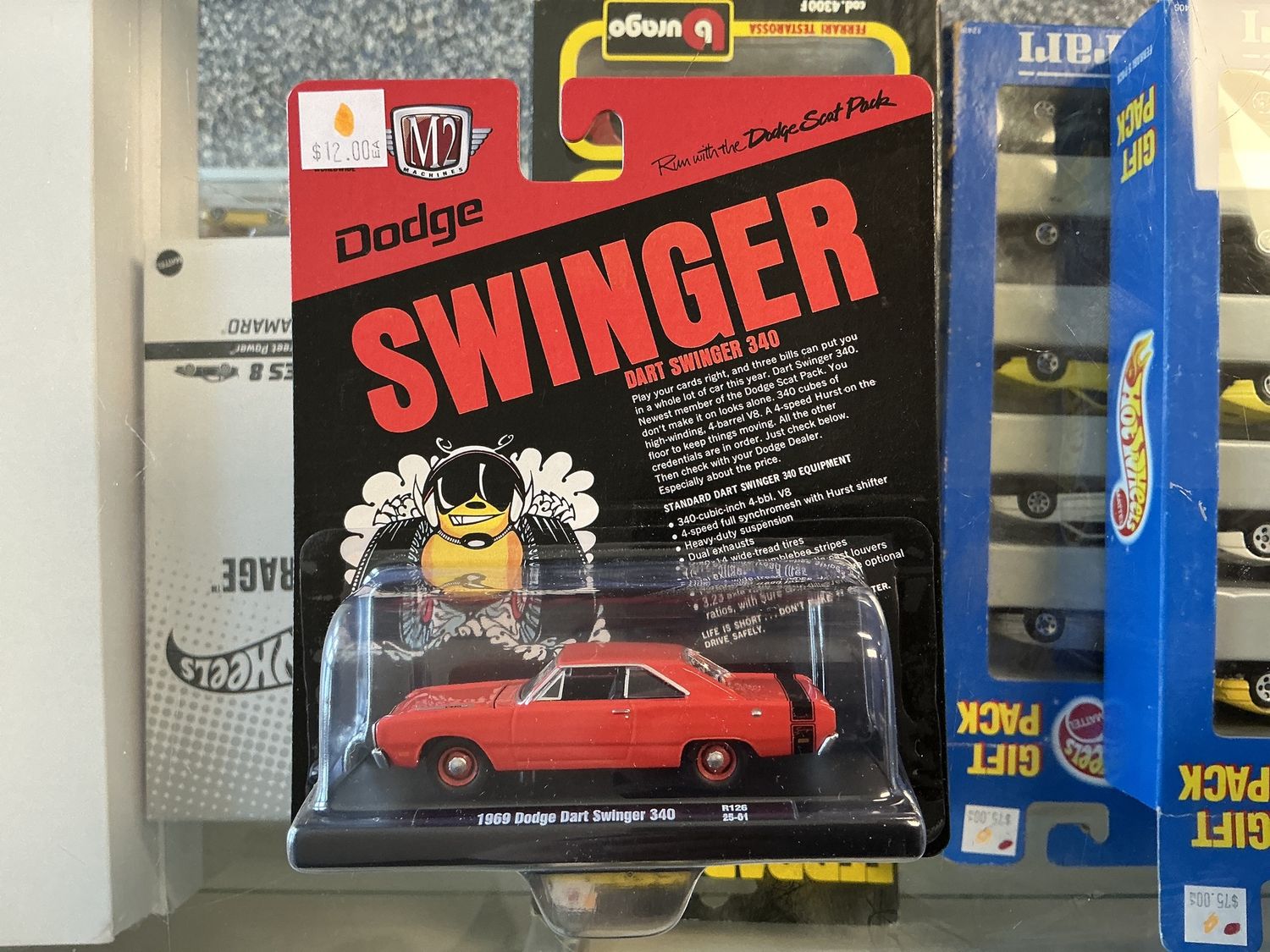Red dodge swinger