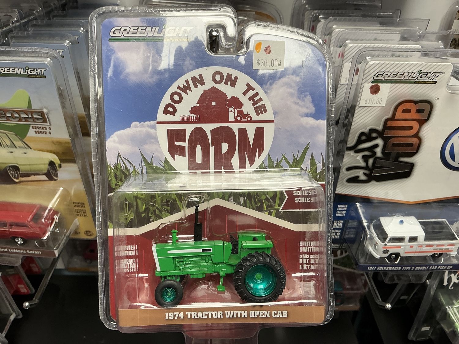 1974 tractor with open cab greenie