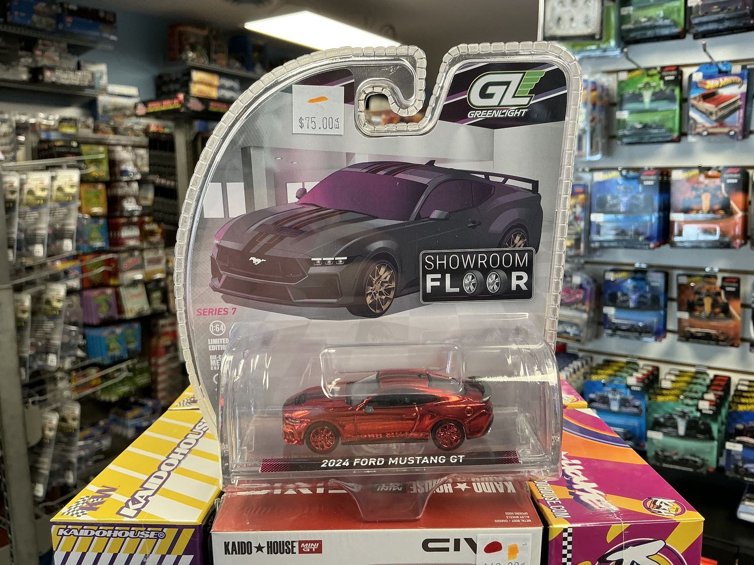 2024 ford mustang gt red chrome chase