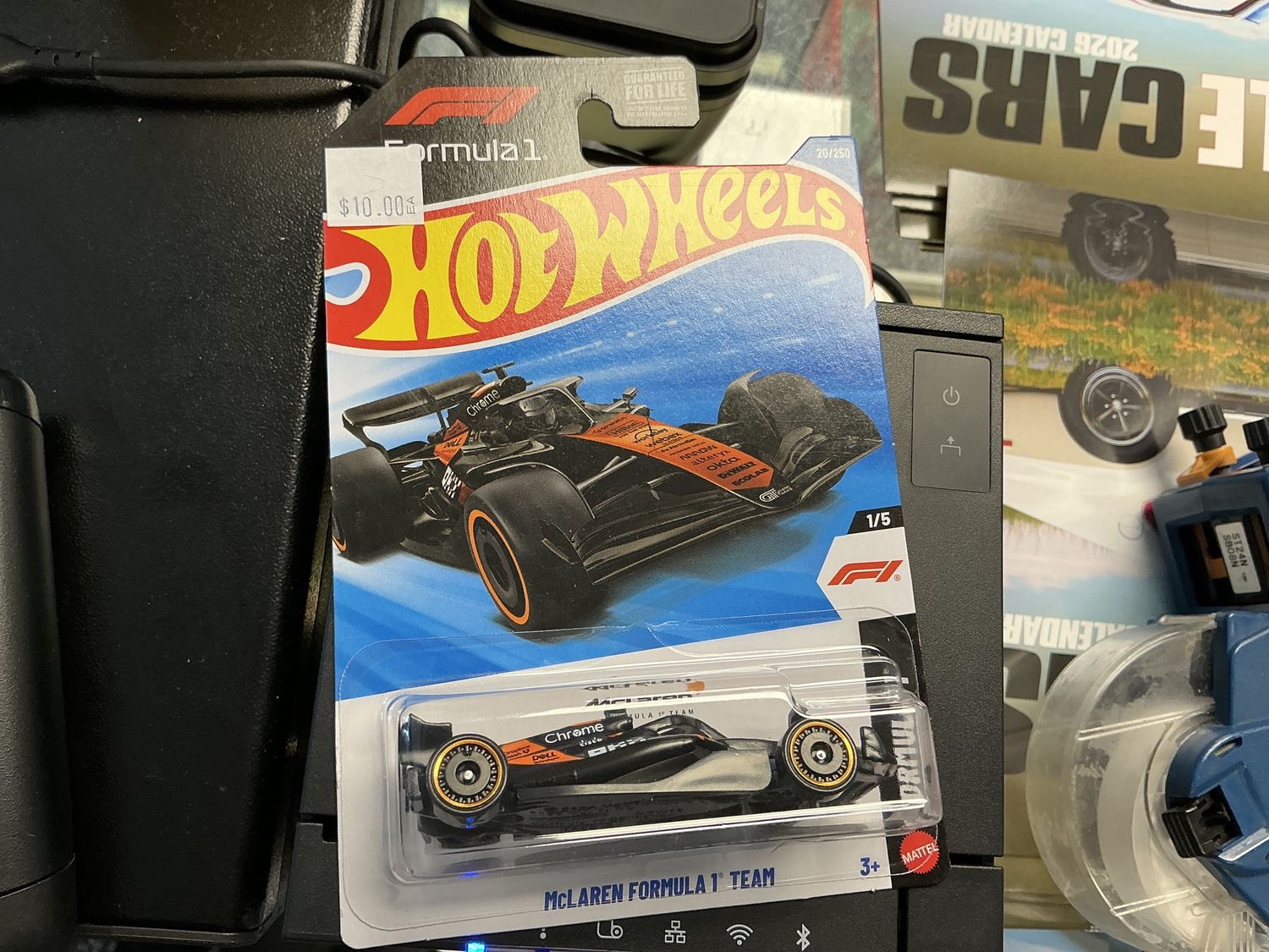 McLaren formula 1 team chrome