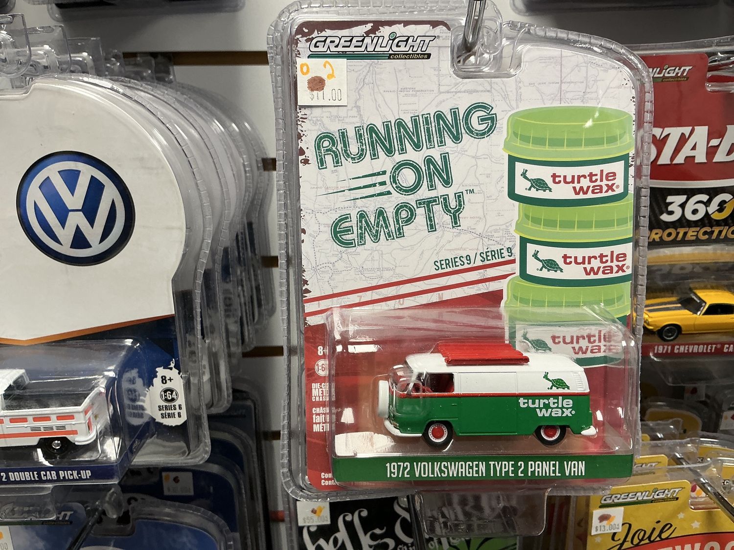 1972 Volkswagen type two panel van turtle wax