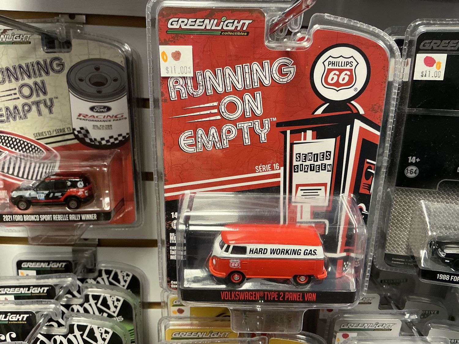 Volkswagen type two car van, hard-working gas