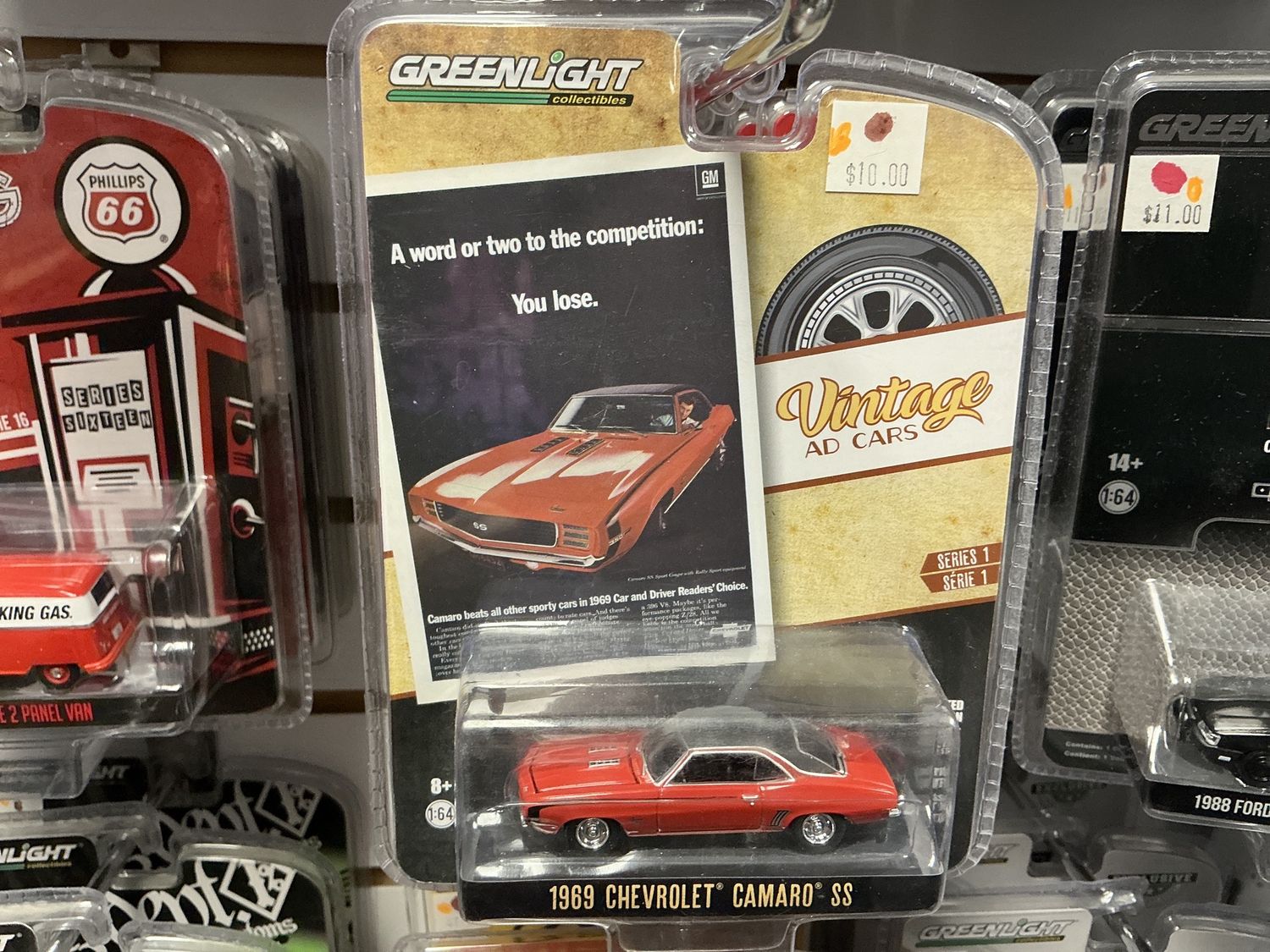 1969 Chevy Camaro SS red