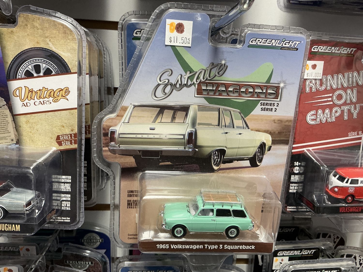 1965 Volkswagen type three square back mint green