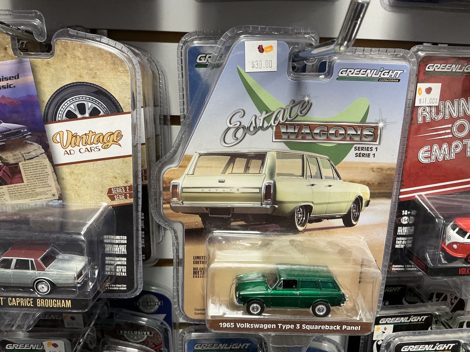 1965 Volkswagen type three square back panel greeny