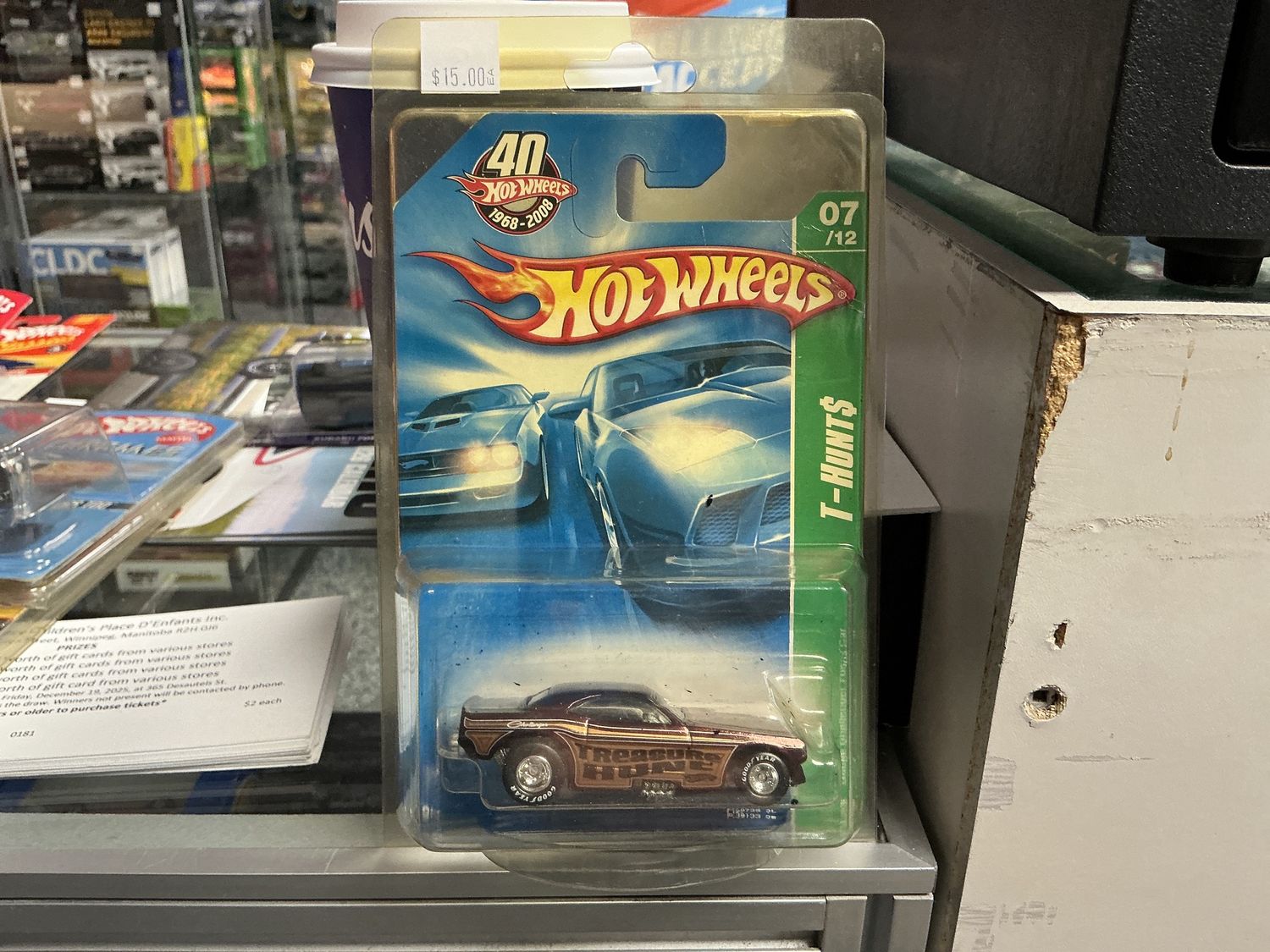 Dodge Challenger funny car copper