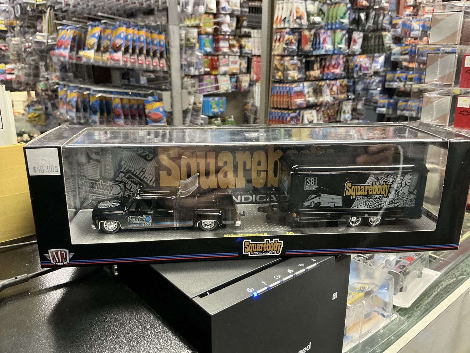 1973 Chevy Cheyenne super with the 1973 GMC Sierra grand Square one