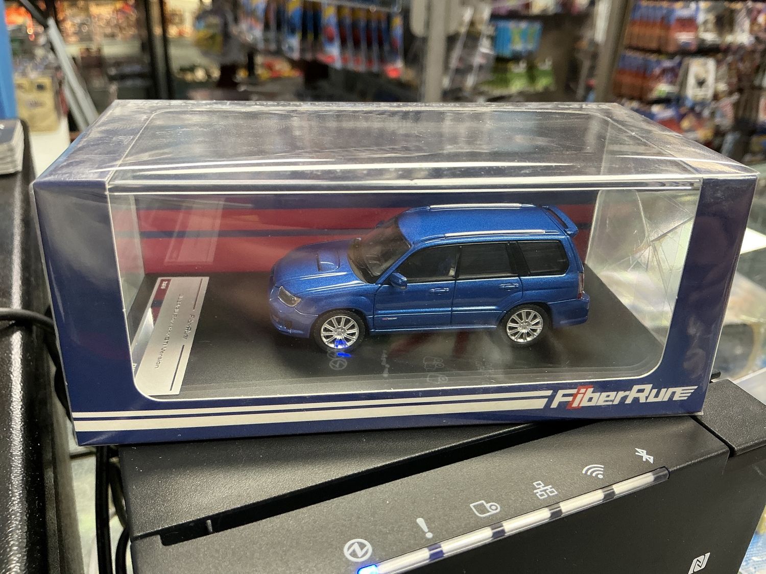 Subaru forester sti version blue