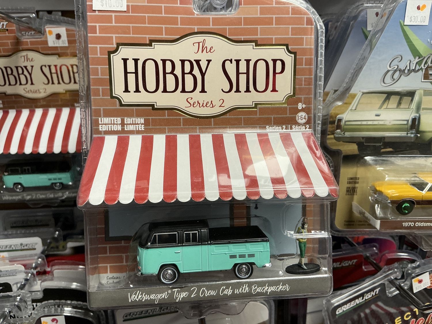 Volkswagen type two crew cab with backpacker