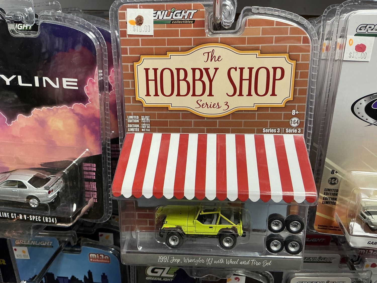 1991 Jeep Wrangler YJ with wheel tire set