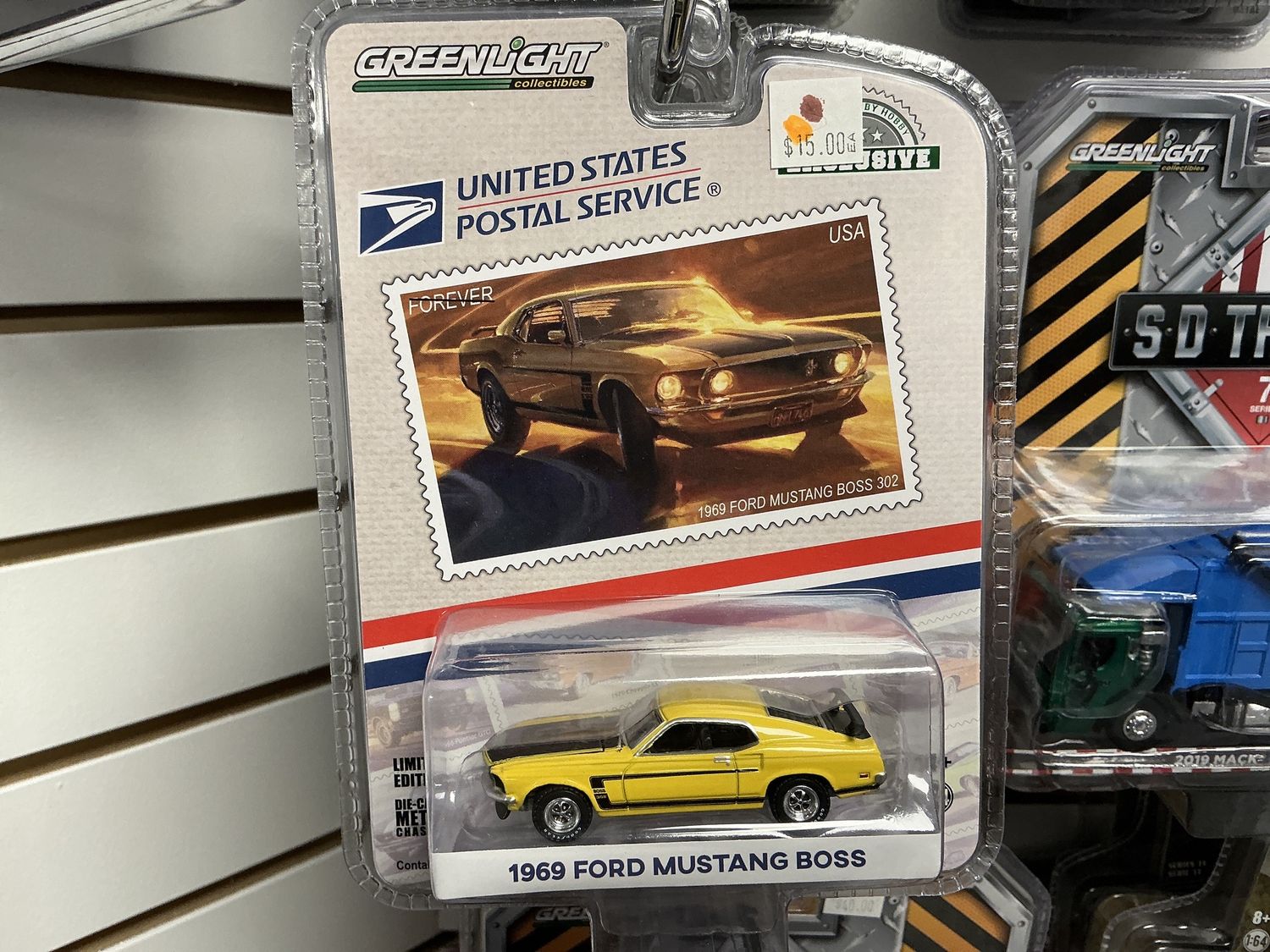 1969 Ford Mustang boss yellow