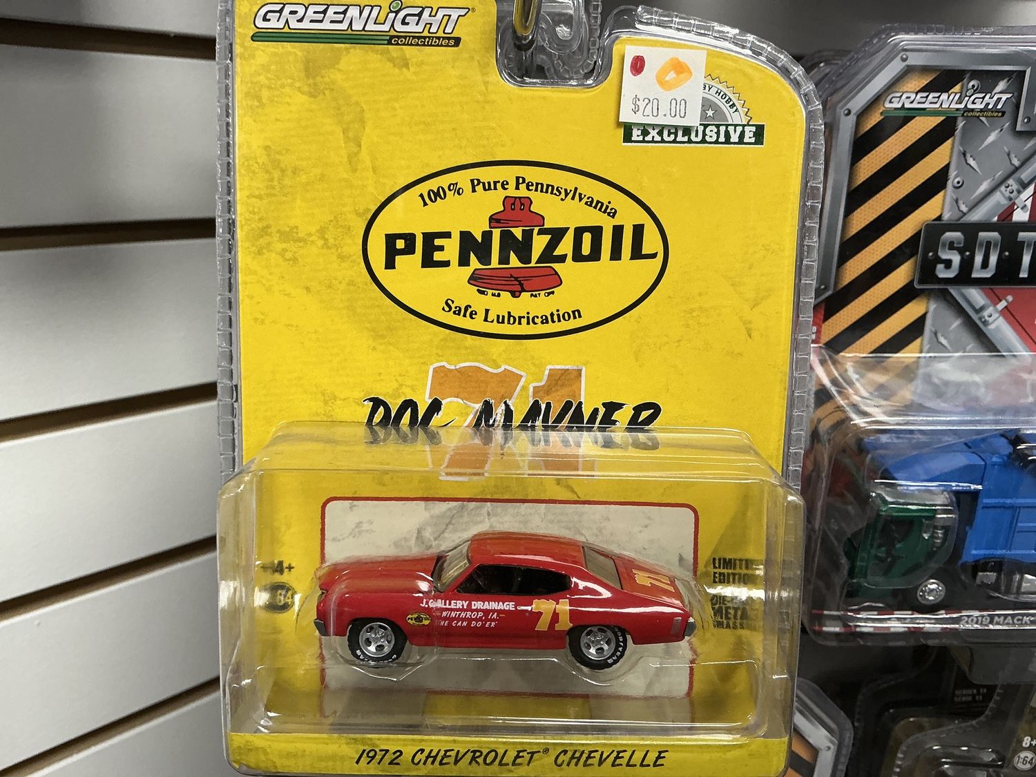 1972 Chevy Chevelle red Pennzoil