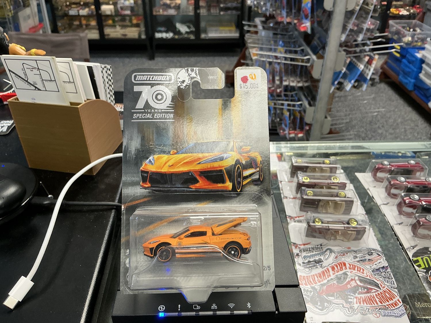 2020 Chevy Corvette orange